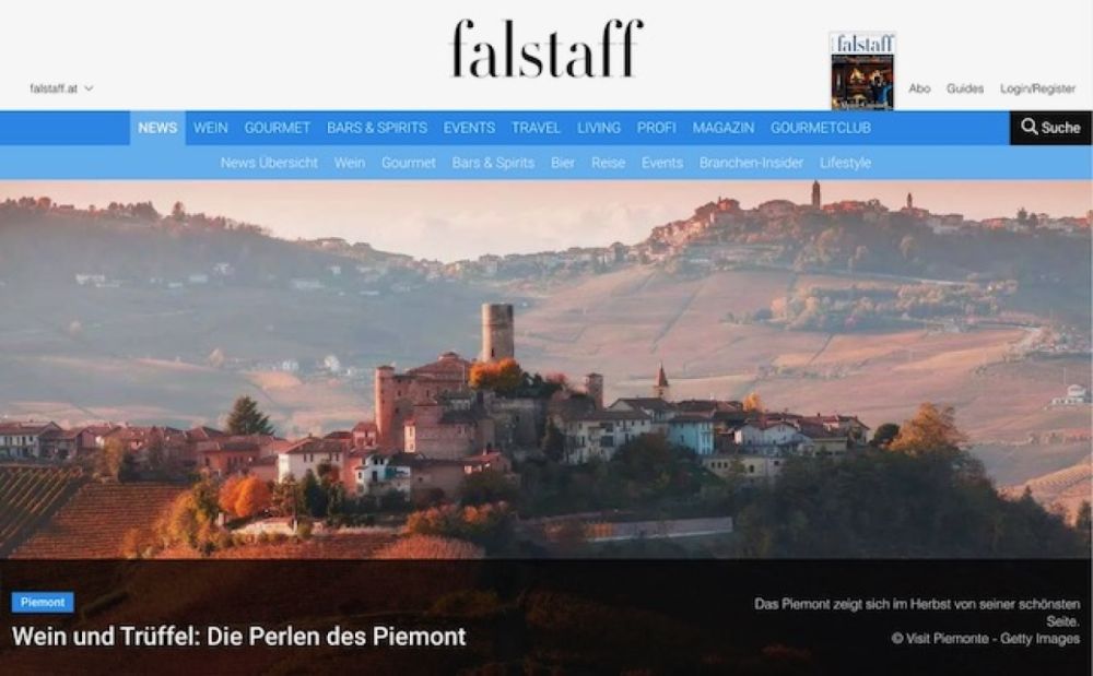 Vino e tartufo: le gemme del Piemonte - Falstaff - Vienna
